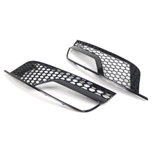 Front Bumper Fog Light Grille Black Cover Pair For AUDI A3 8V SEDAN non-S-Line 2013-2016