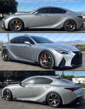 For 2021-2025 Lexus IS300 IS350 CTM V1 Gloss Black Winglet Side Skirt Extension