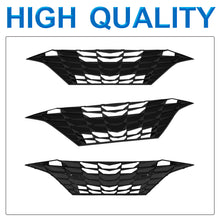 Gloss Black Front Bumper Grill For 2021-2022 Hyundai Elantra W/O ACC&Sensor Covers