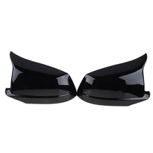 Gloss Black Door Rearview Mirror Cover Caps For BMW F10 F11 5 Series 2011-2013
