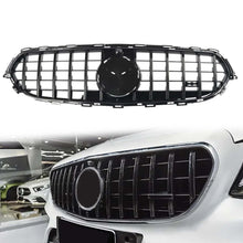 Front Bumper Grille Grill For 2021-2023 Mercedes Benz W213 E-Class All Black