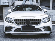 4pcs Gloss Black Fog Light Cover Trims For Mercedes C-class W205 Sedan/Coupe AMG 2019-2021