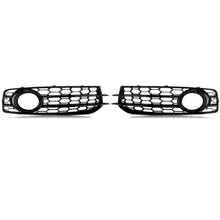 Gloss Black Front Fog Light Grille Fog Lamp Grill For Audi A3 8P S Line 2009-2012