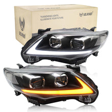 Pair LED DRL Projector Headlights Front Lamps For 2011-2013 TOYOTA COROLLA