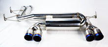 Quad 3" Titanium Burn Tips Axle Back Exhaust Mufflers for BMW M3 E46 2001-2006