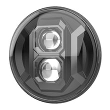 Pair 7" Round LED Headlights Hi Low Beam For Jeep Wrangler JK TJ LJ Black