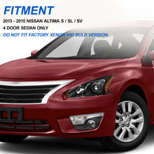 Left+Right Headlights Assembly For 2013-2015 Nissan Altima 4-Door Sedan