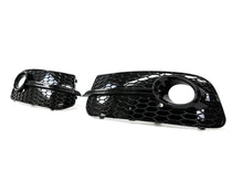 Black Front Fog Light Cover Grill For 2013-2017 AUDI Q5 Non-Sline fg172