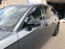 Gloss Black Side Mirror Cover Caps For AUDI A3 8V S3 RS3 With Lane Assist 2013-2020 mc51
