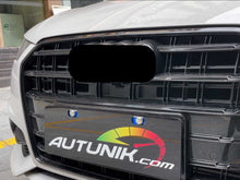 Black Front Hood Grille For AUDI A6 C7.5 S6 2016-2018 fg178