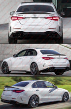 For 2022-2025 Mercedes W206 C300 C43 Sedan GLOSS BLACK Rear Trunk Spoiler Wing