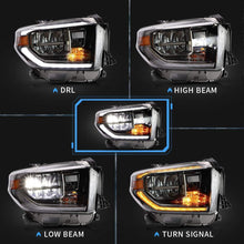 Full LED Headlights For Toyota Tundra 2014-2021 w/Sequential Turn Signlas
