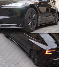 Gloss Black Side Skirt Extension For 2024-2025 Tesla Model 3