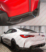 For 2021-2025 BMW G82 G83 M4 MP Style Dry Carbon Fiber Rear Bumper Corner Splitter Extension