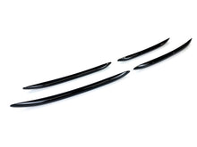 Gloss Black Front Bumper Fog Light Cover Trims For Mercedes W206 S206 C200 C300 C43 AMG 2022-2024