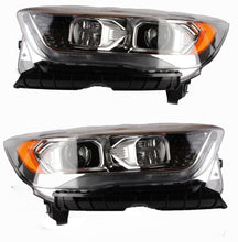 HID Headlights Assembly Front Lamps Clear Lens for Ford Escape 2017-2019