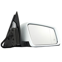 White Right Left Mirror For 2010-2014 Mercedes W204 C300 with Blind Spot Heat Mirror