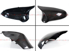 Replacement For 2015-2019 BMW F80 M3 F82 M4 Real Carbon Fiber Side Mirror Cover Caps L+R