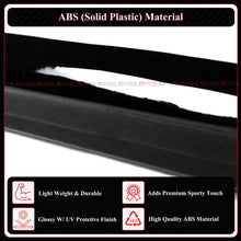 For 2025+ Toyota Camry LE SE XSE XLE CTM Design Gloss Black Side Skirt Extension