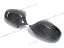 Real Carbon Fiber Mirror Cover Caps For 2009-2012 BMW 3-Series E90 LCI Sedan Replacement bm155