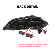 Smoked LED Tail Lights For BMW Z4 E89 2009-2016 Rear Lamps Animation