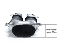 Rear Diffuser + Silver Exhaust Tips for Mercedes E W213 Sedan E300 E400 E550 AMG 2017-2020 di30