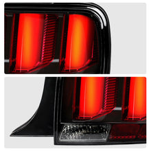 Smoked LED Tail Lights For 2005-2009 Ford Mustang Rear Brake Lamps w/ Sequential Signal
