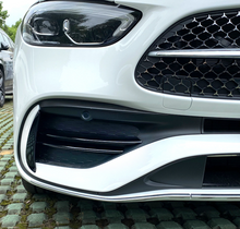 For 2022-2023 Mercedes C W206 S206 AMG Package Front Fog Light Lamp Cover Trim Glossy Black
