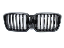 Black Kidney Grille For BMW X3 G01 X4 G02 LCI 2022-2024 No Camera