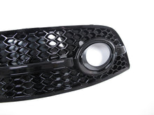 Black Fog Light Cover Lower Grille For AUDI Q5 8R 2009-2012 NON-S-Line