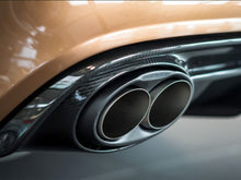 67mm Inlet Matte Carbon Fiber Exhaust Tips Muffler Tailpipe for AUDI A3 A4 A5 A6 A7