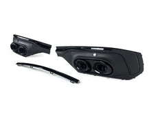 Black/Chrome Rear Diffuser For Audi Q5 Sportback 2021-2023