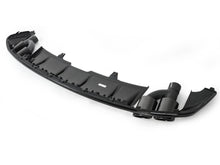Gloss Black Rear Bumper Diffuser w/ Black Exhaust Tips For Audi A5 S-Line 2017–2019