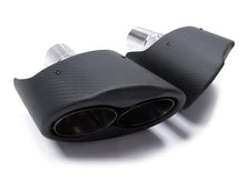 67mm Inlet Matte Carbon Fiber Exhaust Tips Muffler Tailpipe for AUDI A3 A4 A5 A6 A7