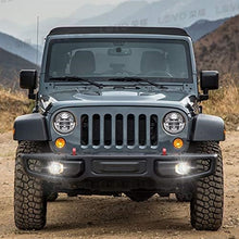 LED Fog Lights for Jeep Wrangler JK TJ LJ 97-18 JL JLU Rubicon Sahara 2018-21