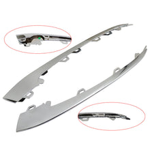 L/R Front Bumper Lip Splitter Chrome Molding Trim for Mercedes W222 S450 S560 2018-2020