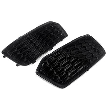 Left+Right Honeycomb Front Fog Light Grille Bezels For Audi Q5 Non-Sline 2018 2019 2020