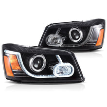 Pair LED Headlights Clear Lens For 2001-2007 Toyota Highlander