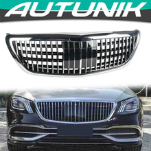 Chrome Front Grill For Mercedes S-Class W222 Sedan 2014-2020