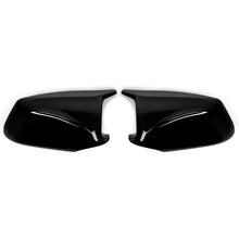 Gloss Black Side Mirror Cover Caps Replacement For BMW 5 Series F10 F11 2011-2013 Pre-LCI