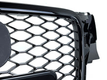 Gloss Black Front Mesh Grille for AUDI A4 B8 S4 2009-2012 fg197
