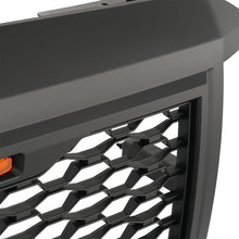Matte Black Front Bumper Grille W/LED Lights For 2015-2018 Chevy Silverado 2500 3500