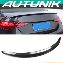 For 2022-2024 Mercedes Benz W206 Sedan C300 Carbon Fiber Look Trunk Spoiler Wing