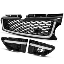 Front Black Upper Grille w/ Air Side Vents For Range Rover Sport L320 2010-2013