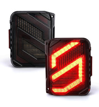 Pair For Jeep Wrangler JK JKU 2007-2018 LED Smoke Tail Lights Rear Brake Reverse Lamps