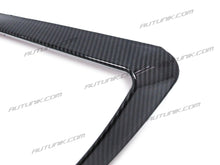 Carbon Fiber ABS Front Fog Light Trim Cover Eyebrow Covers Fit Tesla Model Y 2020 2021 2022 te12