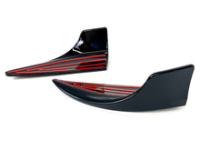 Gloss Black Front Bumper Splitter Spoiler For Mercedes C W206 S206 C300 C43 AMG 2022-2024