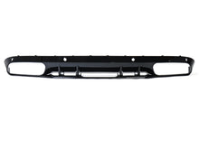 C63 Style Gloss Black Rear Diffuser + Exhaust Tips for Mercedes W205 (Non-AMG Bumper) 2015-2021