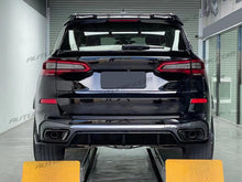 3PCS Gloss Black Rear Diffuser For BMW G05 X5 M-Sport 2019-2023