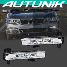 Pair LED DRL Daytime Running Light Fog Lamps For BMW 5 Series G30 G31 G38 2017-2020